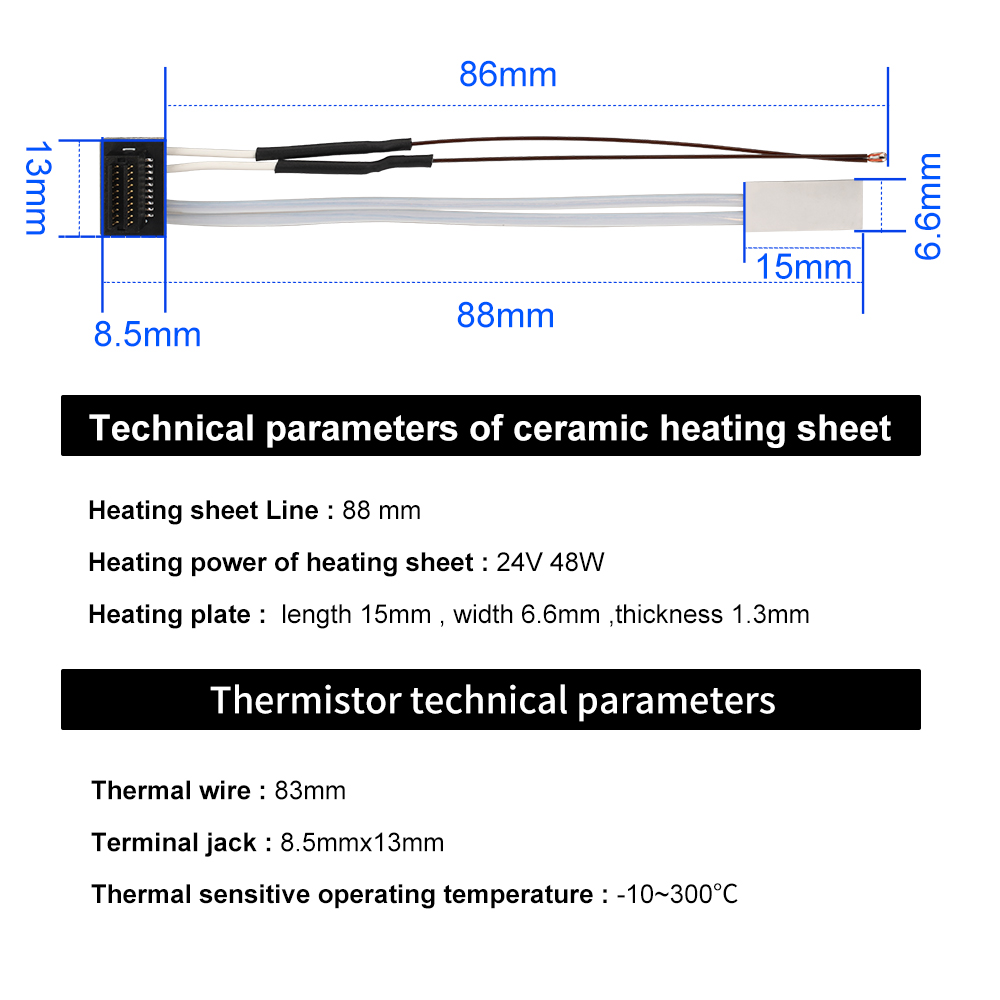 For Bambu Lab P1S P1P Thermist - 3D Printing Bambu ulasan dan harga