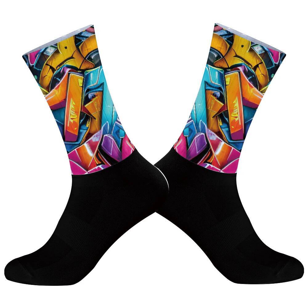 Cycling Socks Men Bicycle Spor - Silicone Sock Hotend ulasan dan harga