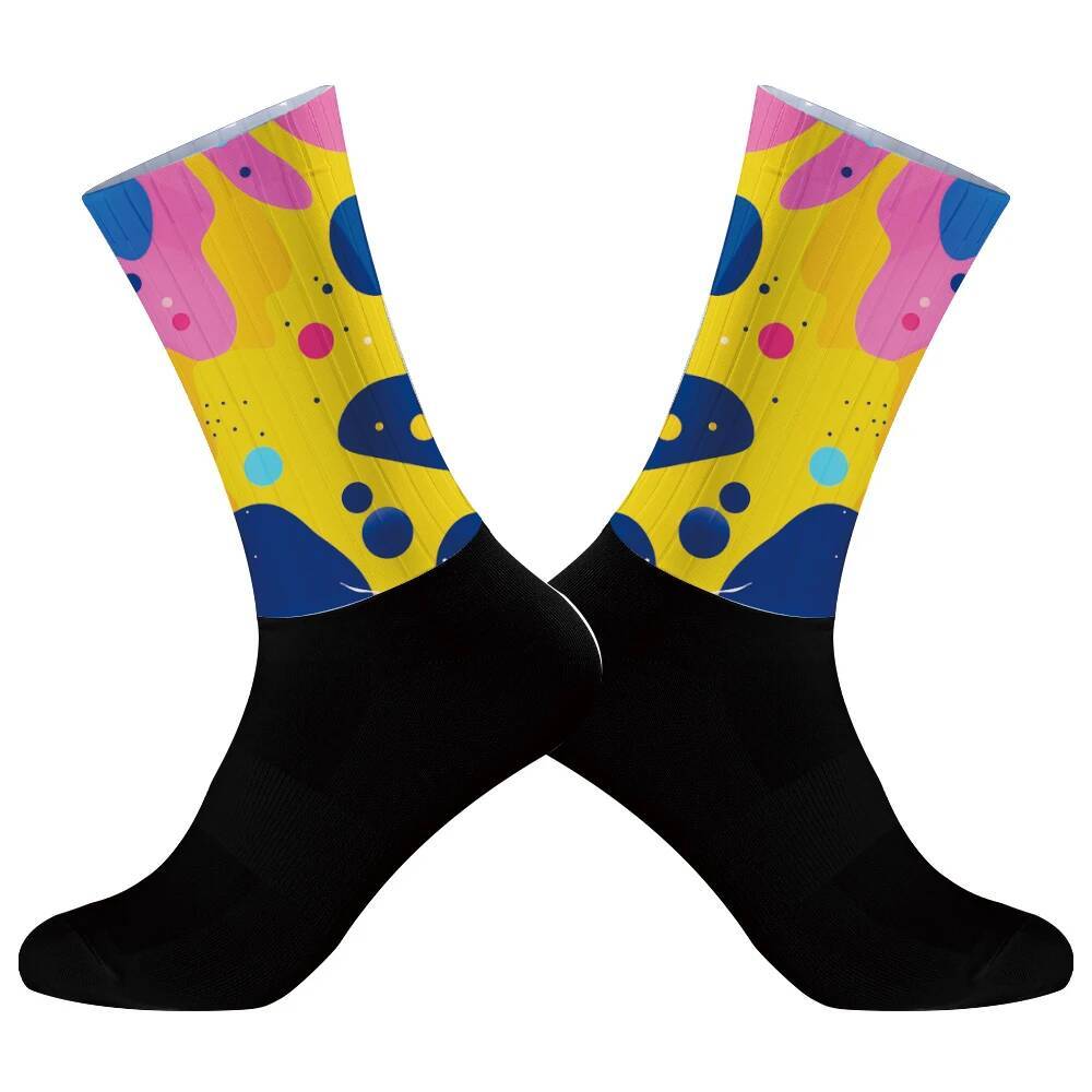 Cycling Socks Men Bicycle Spor - Silicone Sock Hotend ulasan dan harga