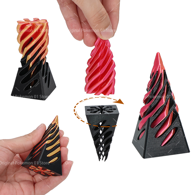 3D Printed Spiral Cone Fidget  - 3D Printing Ghosting ulasan dan harga