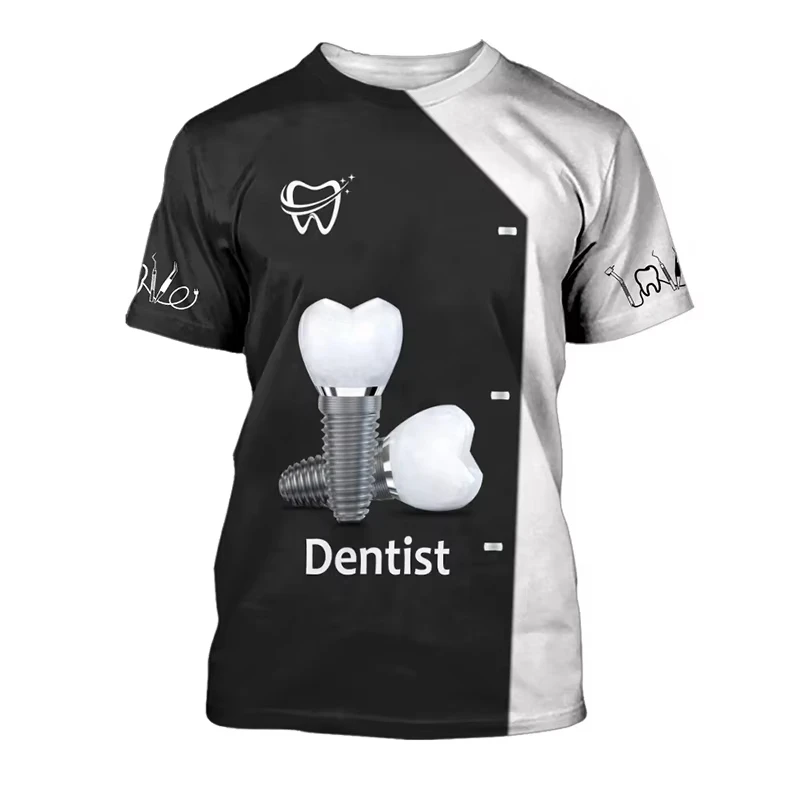 2026 New Men's T-Shirt Tooth 3 - 3D Printing Tooth ulasan dan harga