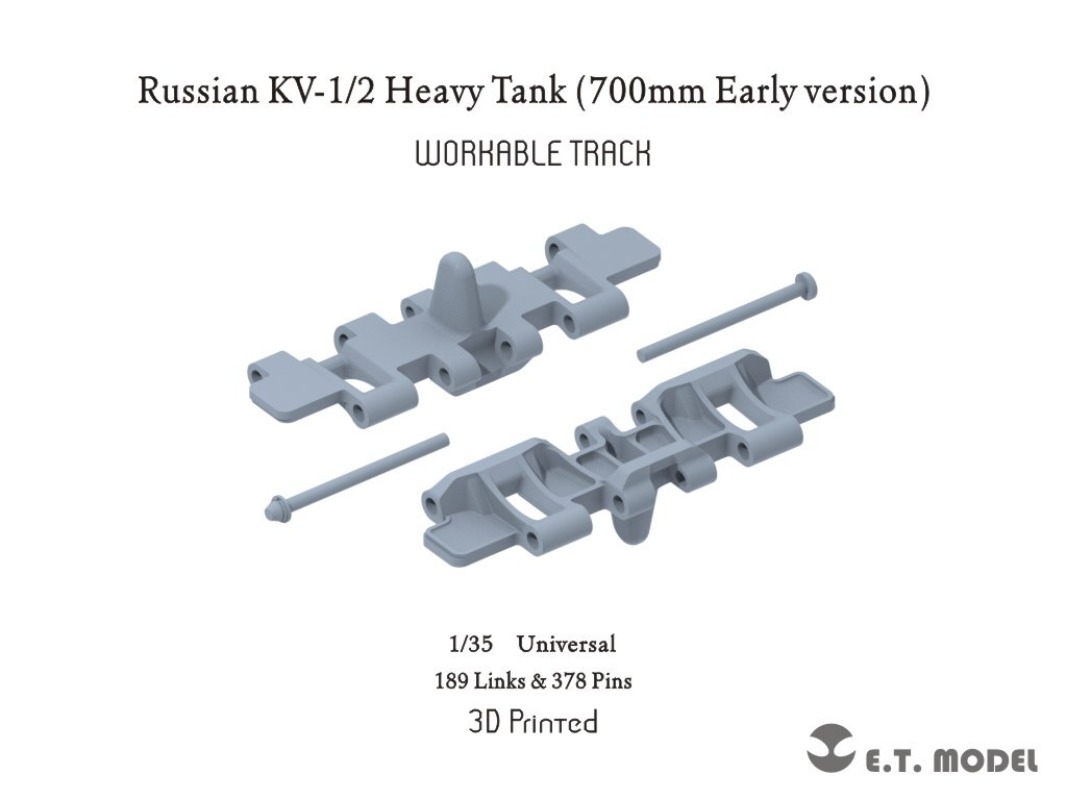 1/35 3D Printed Workable Track - 3D Printing Link ulasan dan harga